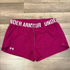 UA MED Women's Magenta Athletic Shorts